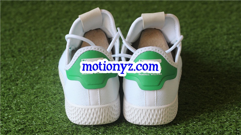 Adidas x Pharrell Williams Tennis Hu White Green BA7828